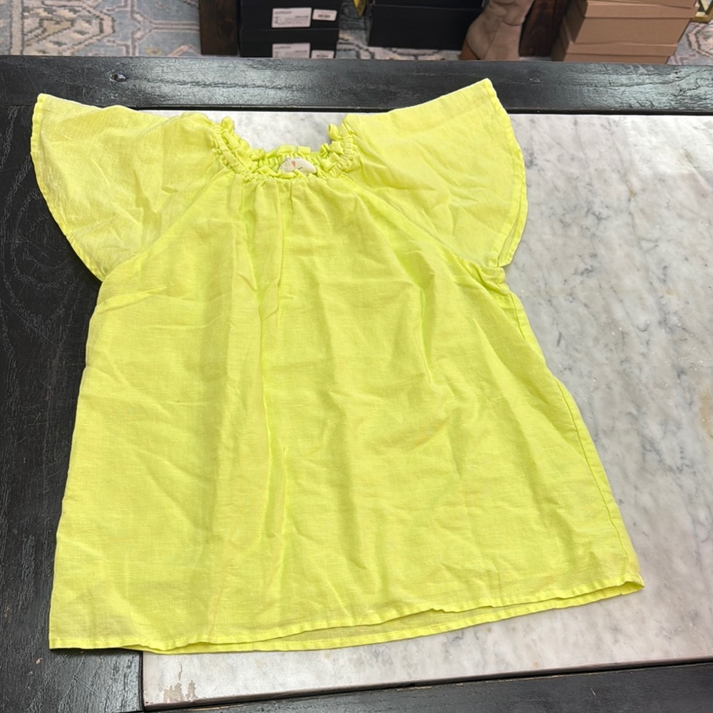 Crewcuts Green Blouse Lightweight Sleeveless